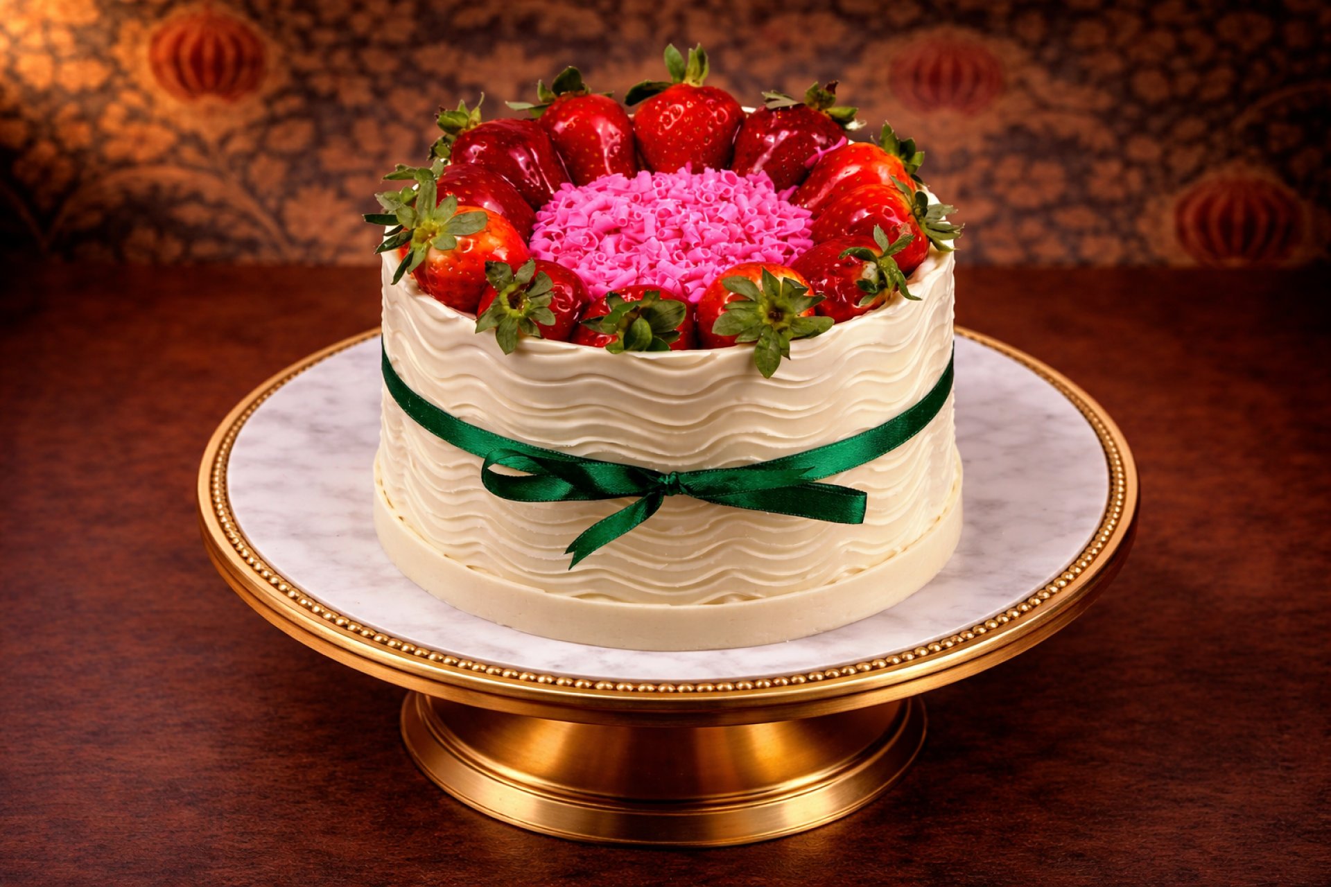 Beyaz Çilekli Yaş Pasta - Pastalar